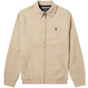 Polo RL Khaki Windbreaker Harrington Jacket
